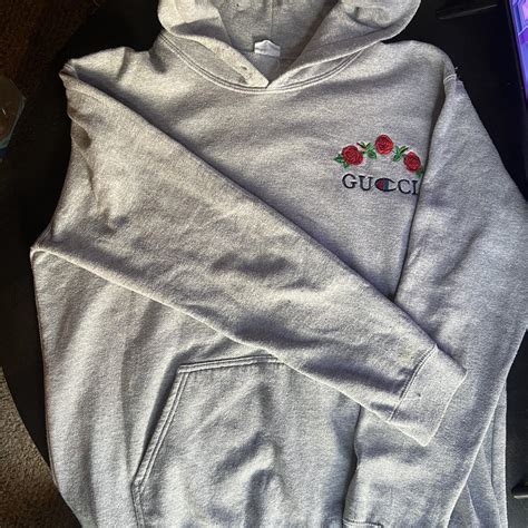 gucci champion hoodie grau|Gucci hoodie original price.